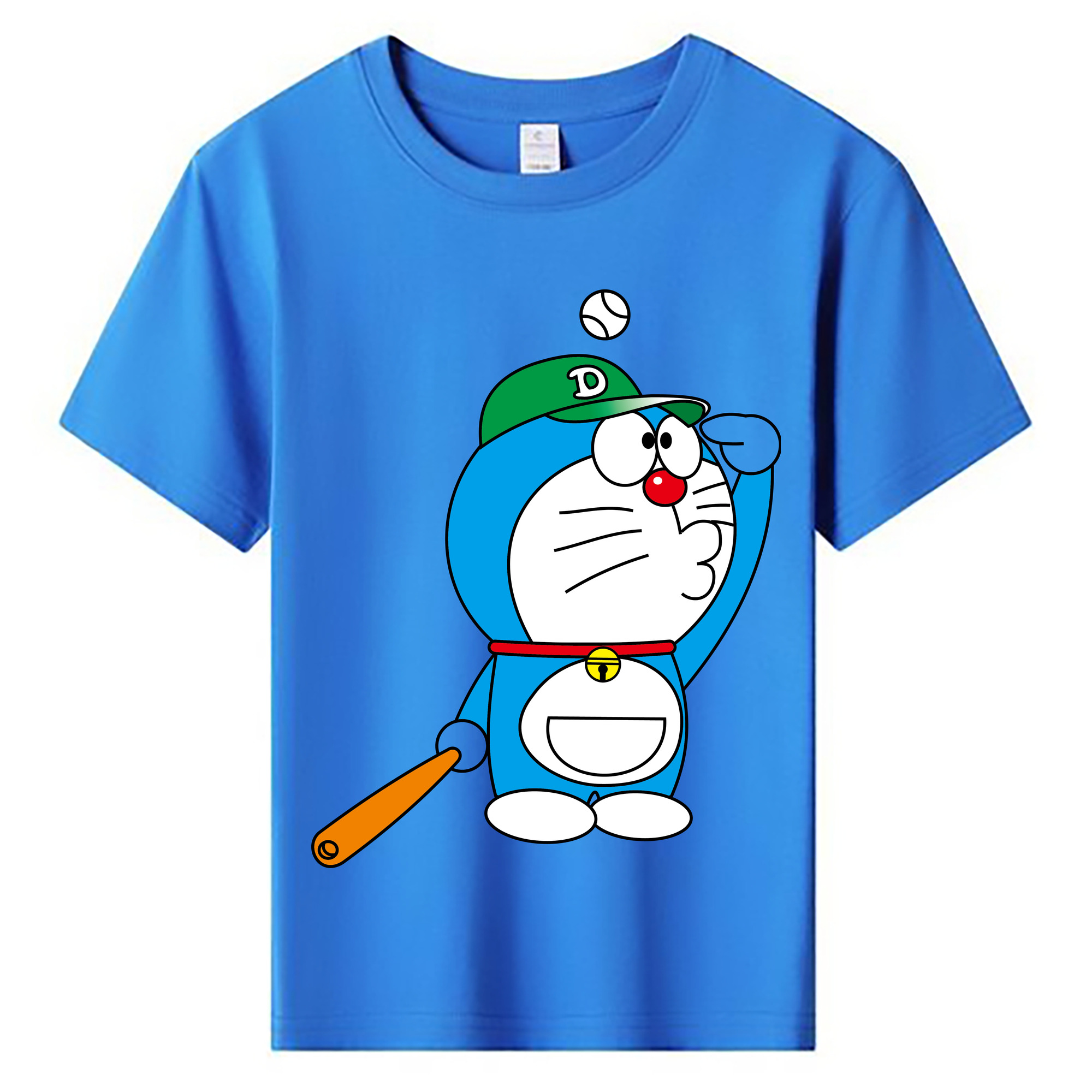 （画像用） ドラえもん Doraemon 綿100％キッズTシャツ（フロントプリント）